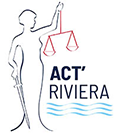 Logo de Act'riviera, étude d'huissier à Menton
